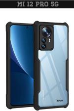 XOVO Back Cover for Xiaomi 12 PRO , MI 12 PRO 5G (Transparent, Dual Protection, Pack of 1)