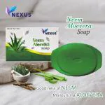 NEXUS Neem Aloevera Soap Enriched with 100% Natural Neem Extract (100*4PCS IN 3 PACK)