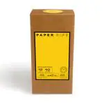 Paper Pipe - 12mm White Fat Straw for Bubble Tea (Pack of 40, 12mm Wide Paper Straw & 7.75in Long) - Eco-friendly, Biodegradable, Sustainable & Disposable Boba Straws for Bubble Tea & Thick Shake