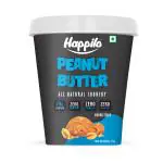 Happilo All Natural Unsweetened Peanut Butter Crunchy 1Kg, Protein Rich, Roasted Peanuts, No Added Sugar