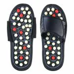 Cribking Manual Spring Acupressure and Magnetic Therapy Accu Paduka Slippers for Full Body Blood Circulation Natural Slippers For Men and Women (Unisex) (Size 5, 6, 7, 8, 9, 10) (9)