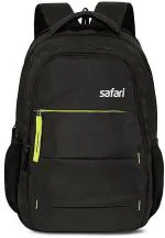 Safari Snap 35 Ltrs Large Laptop Backpack With 3 Compartments, Water Resistant Fabric - Black (SNAP19CBBLK)