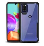 Mezmo Samsung A21S Black Polycarbonate Shockproof Crystal Clear Eagle Back Cover With 360 Protection