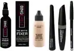 Buy Tya Fixer Spray Face And Body With Eyeliner Mascara Eyebrow Pencil (Set Of 5)