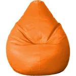 CADDYFULL Large Bean Bag Without Beans (Orange)