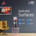 Pristine Nippon Paint Pylox Lazer PO Red Spray Paint 400 ml (Pack of 2)