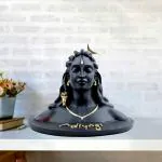 Arinjay Adiyogi Shiva statue for car dashboard Showpiece