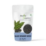 ManHar Organics Raw Black Sesame Seeds 250gm | Kale Til | Black Til