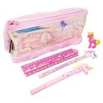 Parteet Multicolor Unicorn Stationary Set Combo ,Pack of 5