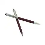 Auteur HERA RED 1 Red Metal Blue Ink Ballpoint Pen & Luxury Gel Roller Pen (Pack Of 2)