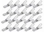 Urbanware Silver Stainless Steel Cloth Clips 20