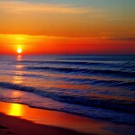 Love Creation 12x18 Size poster print for creative wall art- sunset-bliss-canvas-print-11749(Non Sticker)