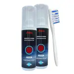 Ameo Nubuck and Suede Renovator Shoe Polish | Color -Brown | Pack - 2 x 125 ML | Spray Shoe Polish