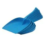 Jaycee Blue Plastic Dustpan With Long Handle - 38 X 24 X 11 Cm (Pack Of 6)