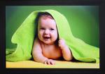 saf Baby Texture Effect With UV Canvas 14 inch x 20 inch Painting (With Frame)