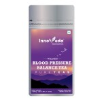INNOVEDA Blood Pressure Balance Tea Juniper Berry Ashwagandha Arjuna Lemon Balm 50 Tea Cups