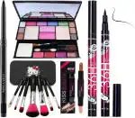 Chiwa Fab Kajal & TYA 6171 Studio Makeup Kit & Kitty Set of 7 Makeup Kit & Kiss Beauty Highlighter Glam Contour Stick