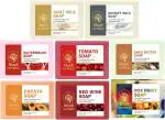 MeriBana Khadi Handmade Assorted Natural Soap - 8 Flavours (8 x 125 g)