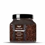 NATUROHOLIC Coffee Scrub Face & Body,Re-Sculpting Scrub for Brightening Vitamin & Dark Circle.300ml
