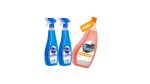 KAACH liquid Glass cleaner For All Types Glass Surfaces pack of 2 + Free -500ML REEVE Floor Cleaner