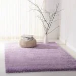 Hitex Carpet Fur Light Purple-A Living Room And Hall Shag Fur Carpet - 6 X 8