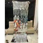 Hippity Hop Foil Silver Fringe Curtain