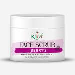 KRIVI HERBALS Berry's Tan Removal Face Scrub -100 GM