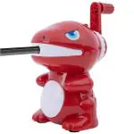 WISHKEY Cute Dinosaur Shaped Manual Single Pencil Sharpener, School Stationary Supplies For Kids