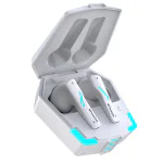 HOPPUP Predator Xo4 Gaming Earbuds with 35MS Low Latency,50H PlayTime,13MM Drivers,ENC Bluetooth Headset (White, True Wireless)