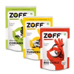 Zoff Combos Red Chilli Powder, Turmeric Powder & Coriander Powder | Pack of 3 | No Colors, Pure & Fresh Masala For Cooking, Hygienically Packed | 500 Gram Each | Total Weight - 1500 gm
