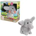 Hamleys Ella The Walking Elephant, Soft Toys for Kids, 3Y+, Grey
