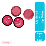 Rivona Naturals- Strawberry Tinted LipBalm With Avocado Butter For Dry, Chapped And Glossy Finish | Vegan | 8gm each (Combo Pack)