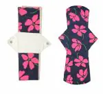 REBOOT-U Reusable Cloth Sanitary Napkin Pads and Towel Pad - Pink, Small