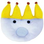 Amardeep And Co White Yellow Elephant Baby Pillow