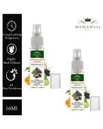 Menjewell Pack Of 2 Tonka Bean Patchouli Woody Musk Eau de Parfum - 16 ml (For Men)