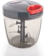 DDecora 1000 ml with 5 stainles steel powerful blade , new handy quick XL chopper Vegetable & Fruit Chopper (1)