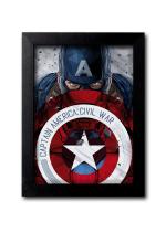 Blue Nexus Captain America Civil War Wall Poster with Wall Frame Room Art Painting Collection A4 size 10x13