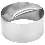 THW 6 Inch Diameter Stainless Steel Pizza Dough Pizza Cutting Ring with Handle