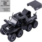 Ktrs Enterprise Truck Toy 8X8 Off-Road Refitted Model Adventure Suv Car 1/24 Scale Monster Trucks Pickup Diecast Metal Model Cars With Sound And Light For Kids Age 3 Year