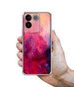 Casotec Holi Color Design Printed Silicon Soft TPU Back Case Cover for iQoo Z7 Pro 5G / Vivo S17E 5G