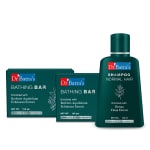 Dr Batras Bathing Bar 125 gm and Normal Shampoo 100 ml Pack of 2
