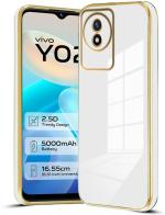 Mintak Vivo Y02 White Silicon Advanced 3 in 1 Hybrid Technology with 3D 360 Degree Protection Mobile Back Cover