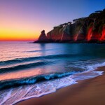 Love Creation A4 Size poster print for creative wall art- coastal-sunset-canvas-art-10997(Non Sticker)