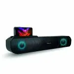 Royal Mobisol Glanza Sound Bar | Portable Wireless Speaker | 4-Hour Playback | In-built Phone Stand |Compatible with All Android & iOS Devices, T.V., Computer and all Blue-tooth Supported Devices