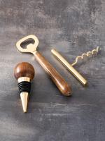 Nestroots Wine Tool Set Opener, Cork Screw Opener, Bottle Stopper