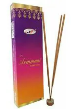 JJ Industries Armani Agarbatti Musky Pleasant Incense Sticks 220 Units (Set of 4)