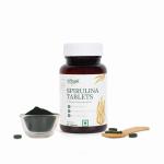 Miresi Organic Spirulina Tablets 500mg | Natural Green Superfood - 60 Tablets