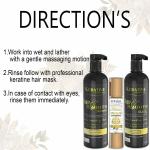 Keratine Professional Super Smooth SHAMPOO AND MASK 500 ML AND SERUM 50 ML | Infused with Keratin, Collagen, Argon Oil & Wheat Protein | Repair formula for Dry Damaged and Color Treated Hair |( KP-49)