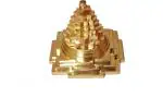Shivoham Vastu Brass and Gold Meru Shree Yantra