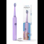 Caresmith SPARK One Electric Battery Toothbrush | Electric Tooth Brushes for Adult | AA Battery Provided | 30000 Strokes per Minute (Purple, 1)
